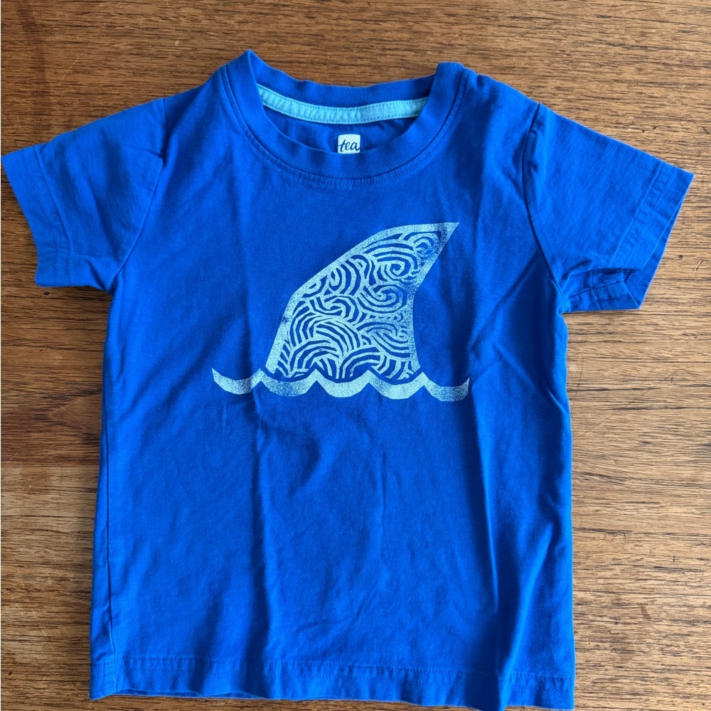 Tea Collection Ocean Blue Shark Tee